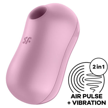 Vibratore Cotton Candy con 132 modalità di vibrazione e onde a pressione